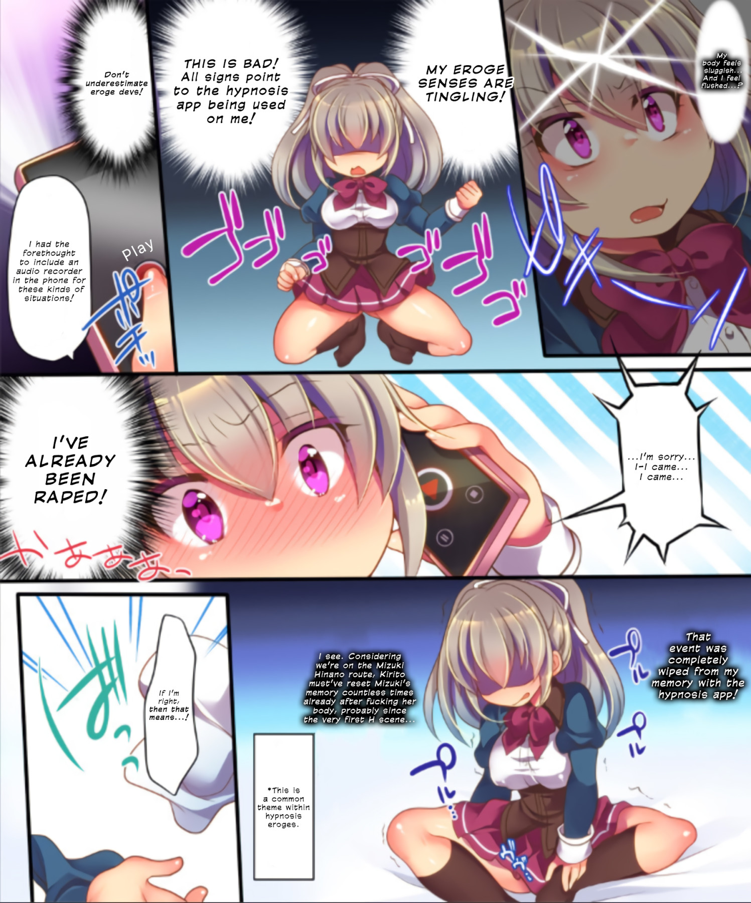 Hentai Manga Comic-Reborn as a Heroine in a Hypnosis Mindbreak Eroge: I Need to Get Out of Here Before I Get Raped!-Read-27